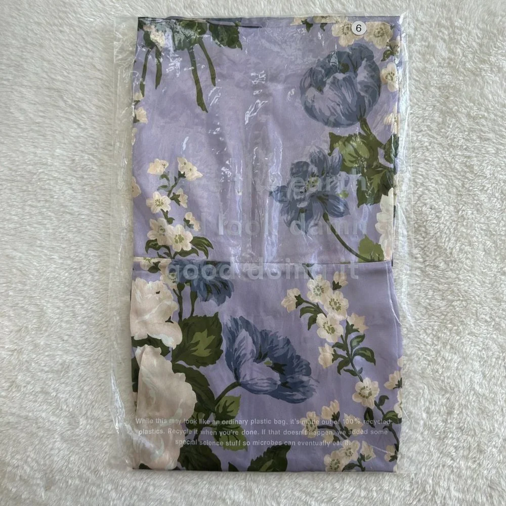 Reformation Frankie Silk Dress in Garden Soiree - Picture 6 of 11